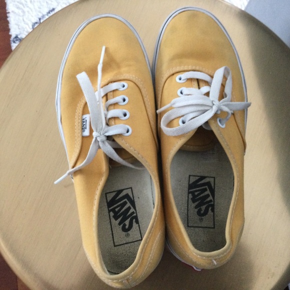 VANS Classic sneakers Yellow Women Size 6.5 Men Size 5.0 - Picture 5 of 7